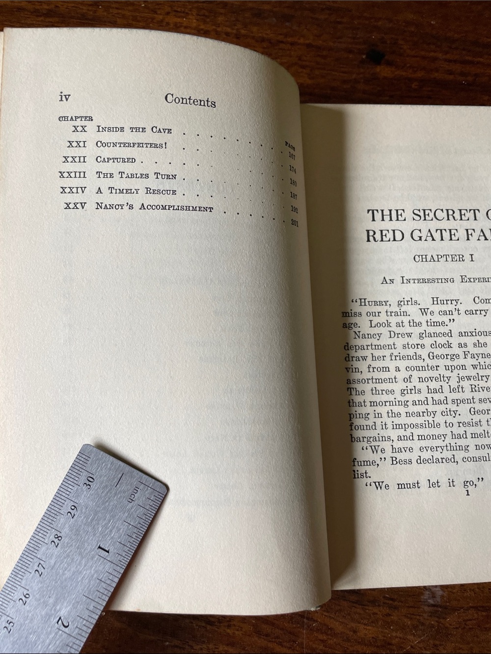 3 Vintage Nancy Drew Hardcover Books Carolyn Keene Tweed Blue Covers (Set #E) - Picture 10 of 16
